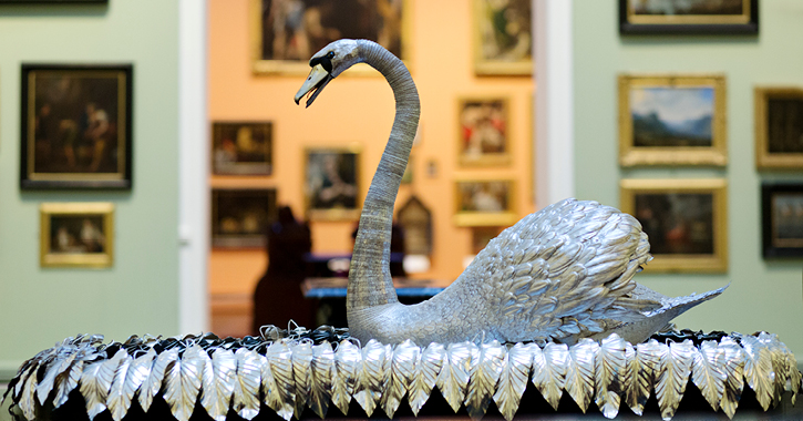 The Silver Swan automaton at The Bowes Museum